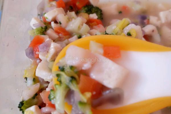 宝宝辅食什锦豆腐的做法图解6