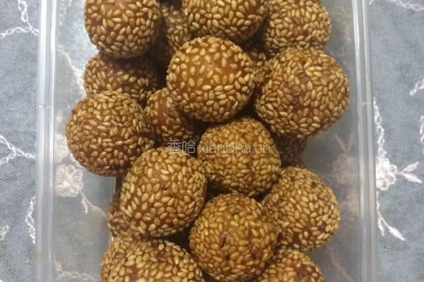 糯米南瓜芝麻球的做法图解9