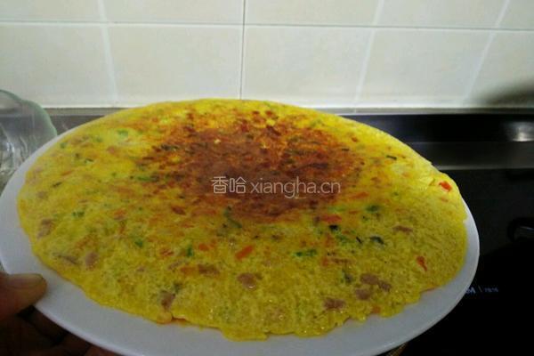 火腿涨蛋的做法图解8
