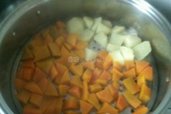 家常发酵南瓜馅饼（红豆馅）的做法图解3