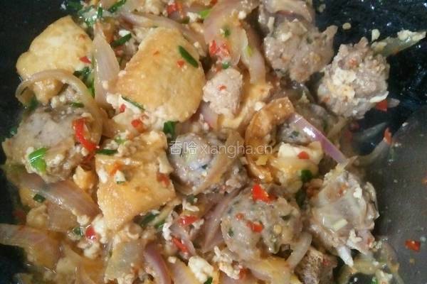 肉丸焖豆腐的做法图解5