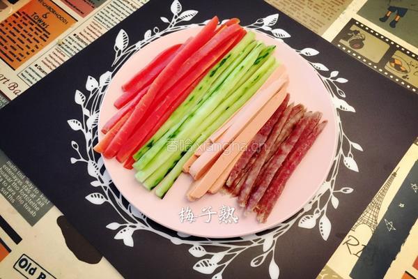 紫菜包饭的做法图解2