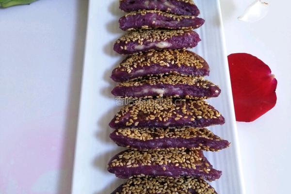紫薯奶酪饼的做法图解15
