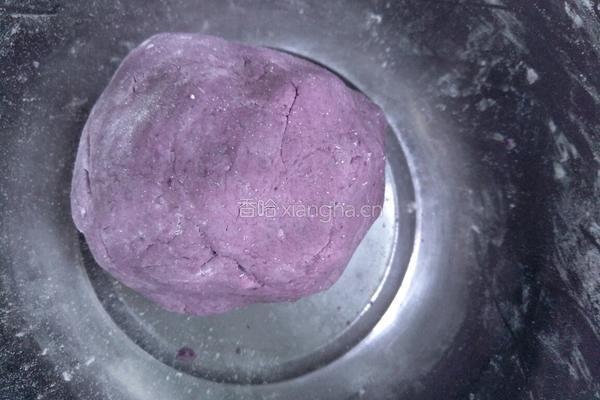 紫薯奶酪饼的做法图解4