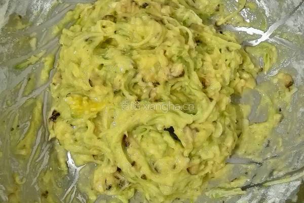 西葫芦香菇饼的做法图解6