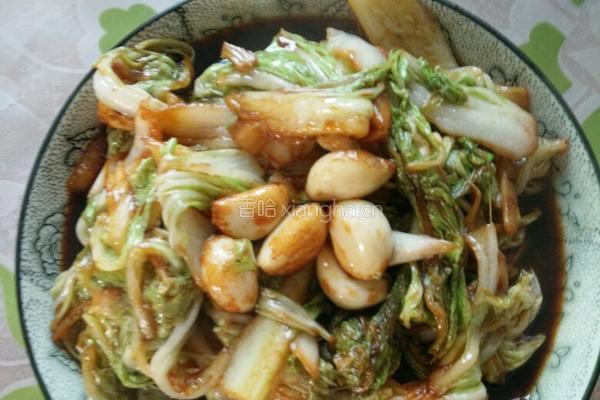 酱烧白菜的做法图解7