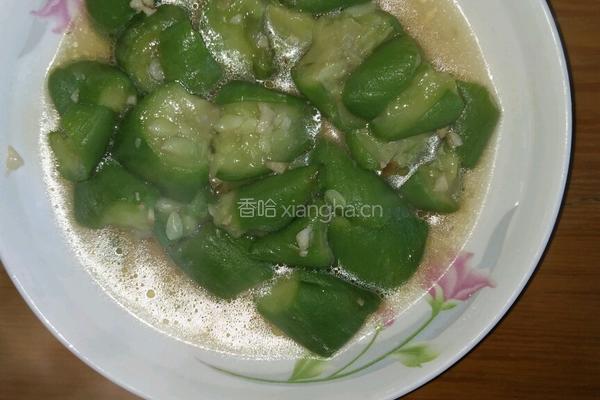 大蒜炒丝瓜的做法图解9
