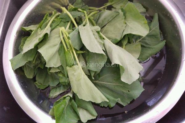 清炒芥蓝菜的做法图解1