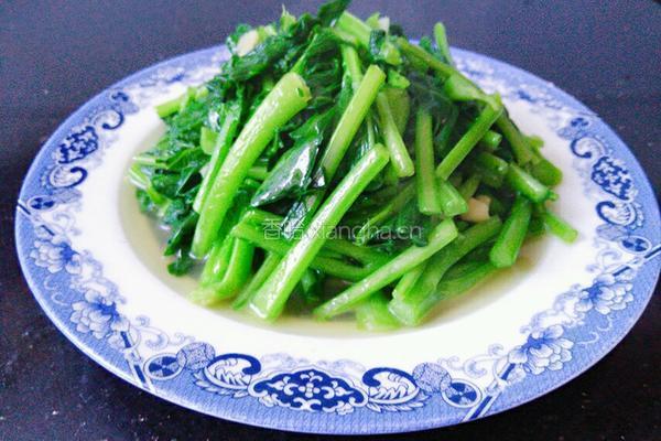 清炒芥蓝菜的做法图解7