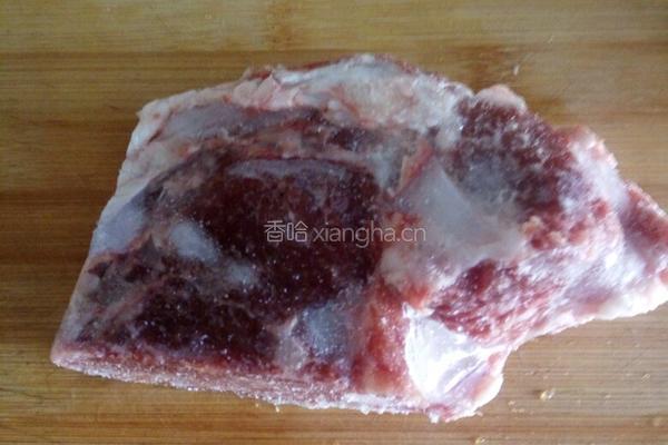 自制熘肉段的做法图解1