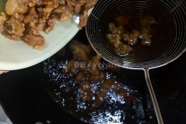 自制熘肉段的做法图解12