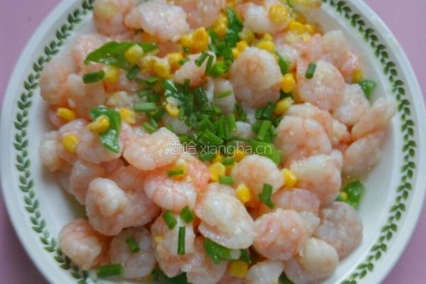 玉米青豆炒虾仁的做法图解8