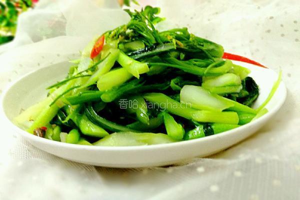 素炒增城菜心的做法图解9