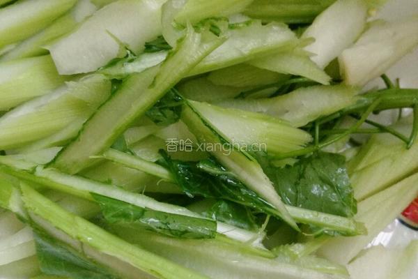 素炒增城菜心的做法图解2