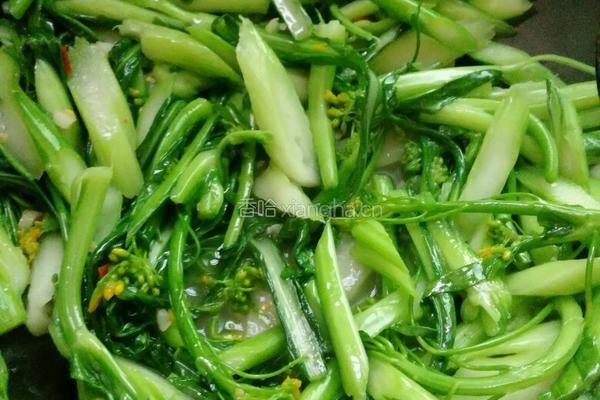 素炒增城菜心的做法图解7