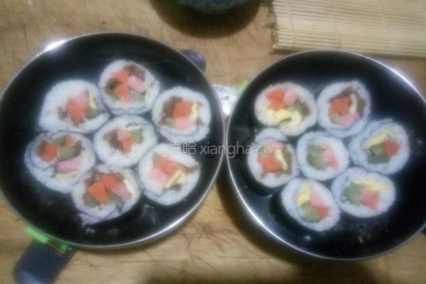 特制紫菜包饭的做法图解13