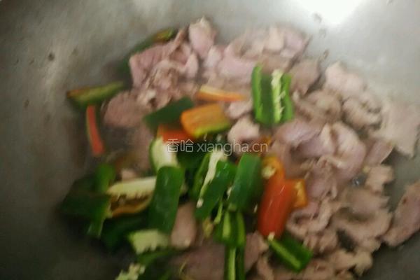 青椒肉片的做法图解4