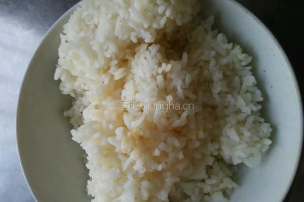 胡萝卜白菜炒饭的做法图解2