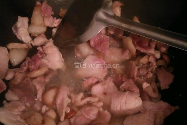 豆豉炒猪肉的做法图解4