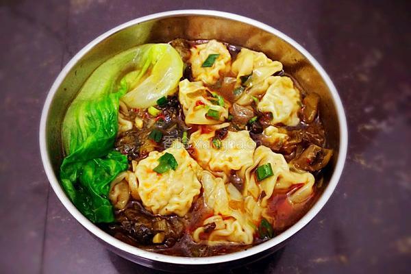 麻辣酸菜小馄饨的做法图解15