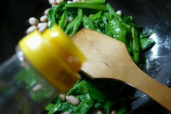 花生米拌油麦菜－的做法图解5