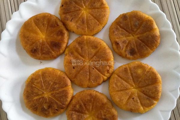 南瓜糯米饼的做法图解11