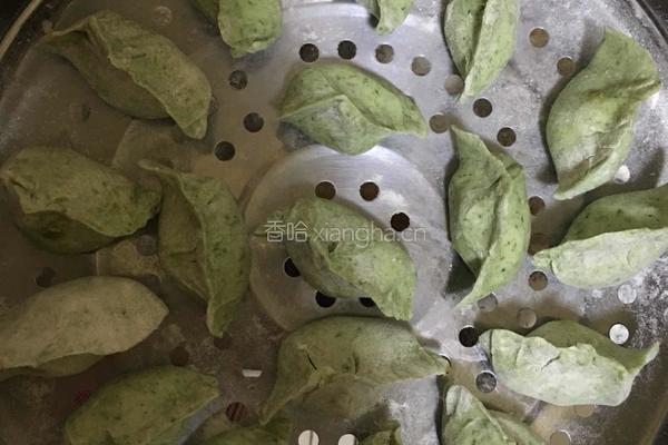 菠菜面蒸饺的做法图解6
