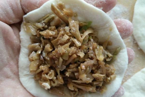 干豆角馅包子的做法图解10