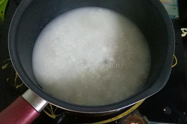 宝宝辅食肉沫山药粥的做法图解3
