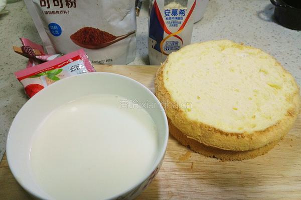 巧克力酸奶慕斯的做法图解1
