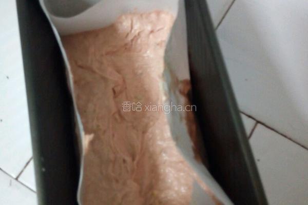 红丝绒香蕉磅蛋糕的做法图解8