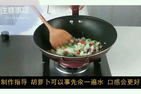 芥菜炒饭的做法图解6