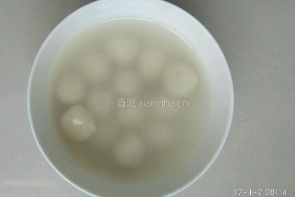 素汤圆的做法图解4