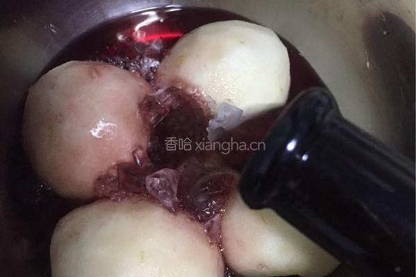 红酒雪梨的做法图解4