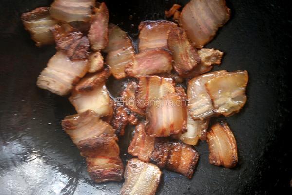 炒腊肉的做法图解2