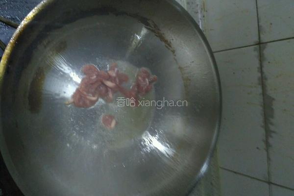 香辣豆腐皮炒肉的做法图解2