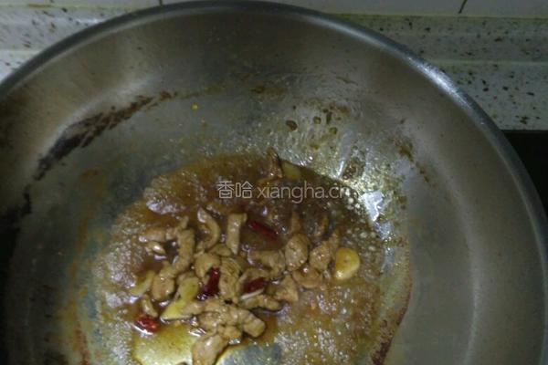 香辣豆腐皮炒肉的做法图解3
