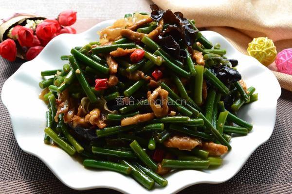 鸡丝炒蒜苔的做法图解12