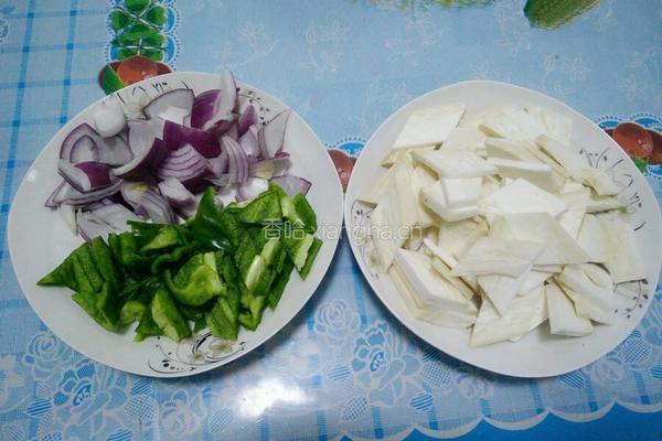 鲍菇肉片的做法图解2