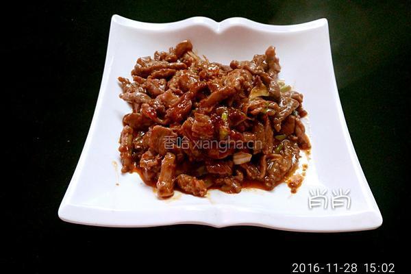 爆炒牛肉的做法图解3