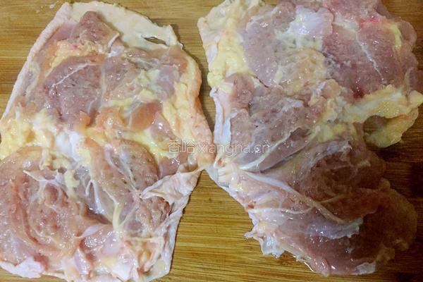 奥尔良鸡肉卷的做法图解2