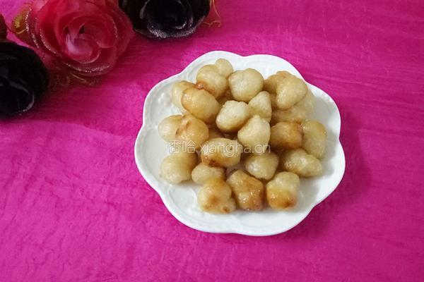 糖炒糯米圆子的做法图解1