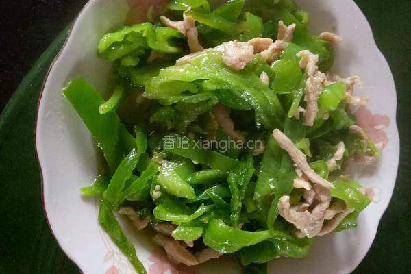 猪肉丝炒青椒