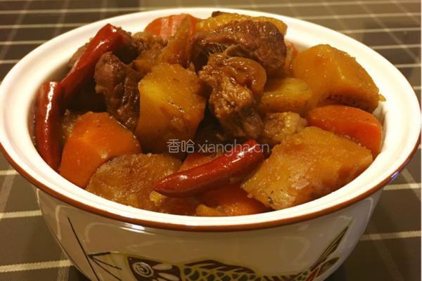 红酒焖牛腩的做法图解11