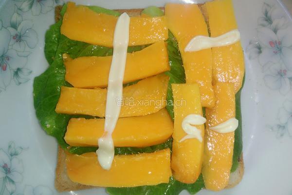 水果蔬菜三明治的做法图解6