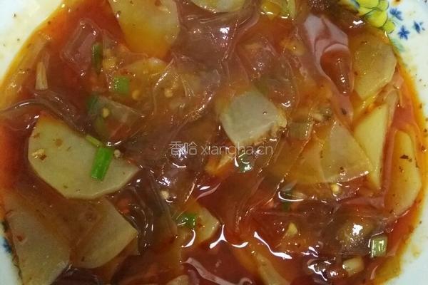 土豆薯粉皮汤的做法图解8