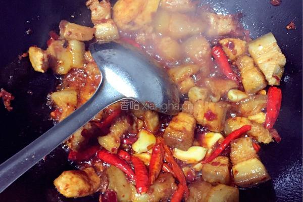 白萝卜红烧肉（川菜）的做法图解4