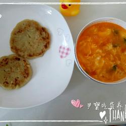 宝宝辅食地瓜芝麻饼和柿子汤的做法[图]