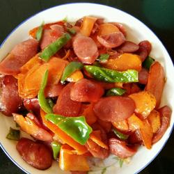 香肠小菜的做法[图]