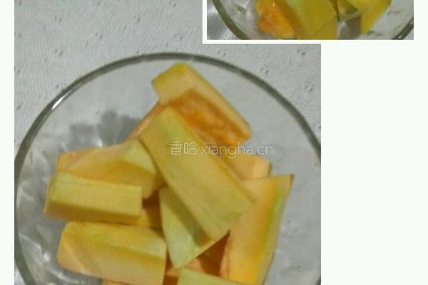 南瓜糯米饼的做法图解1